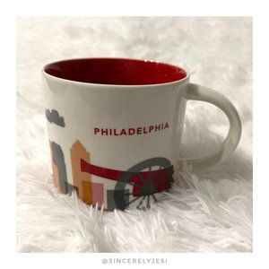 Starbucks ▪ 2015 YOU ARE HERE Collection Philadelphia Skyline 14 fl oz Wide Mug